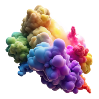 impressive artistic Colorful Smoke Trails Cutout Collection with Various Hues high quality png