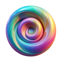 wonderful abstract Colorful Spiral Motion Transparent Background high resolution png