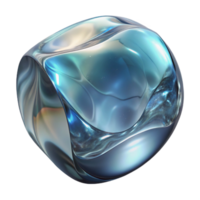 magnificent abstract Complex Glass Distortion Reflection Transparent Background premium png