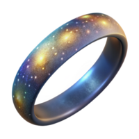 serene abstract Cosmic Band Isolated Backlit Silhouette premium png