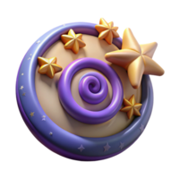 serene abstract Cosmic Cartwheel Swirling Stars Isolated Element genuine png