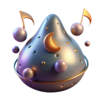 dramatic minimalist Cosmic Choir Isolated on Transparent Background with High Resolution original png