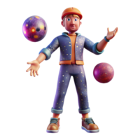 elegant artistic Cosmic Ensemble Cutout with Transparent Background Low Angle high resolution png
