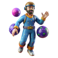 extraordinary artistic Cosmic Ensemble Cutout with Transparent Background Low Angle premium png