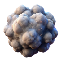 vibrant vintage Cosmic Dust Cloud Isolated with Realistic Texture high quality png