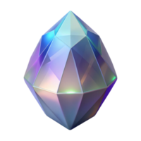 serene classic Crystal Gem Light Dispersion Cutout Transparent high resolution png