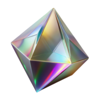 extraordinary abstract Crystal Prism Light Spectrum Transparent Background authentic png
