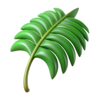 stunning rustic Curved Palm Leaf Cutout Tropical Green Transparent Background high resolution png