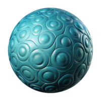 elegant abstract Cyan Sphere Pattern Design with Transparent Background authentic png