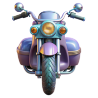 wonderful vintage Cyberpunk Motorcycle Front View Transparent professional png