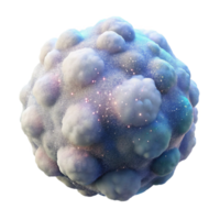 serene minimalist Dreamlike Particle Field with Transparent Background original png