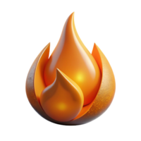 dramatic abstract Dynamic Firelight Shadows Isolated with Orange Glow Cutout authentic png