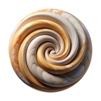 impressive abstract Dynamic Swirling Circles Graphic Isolated premium png