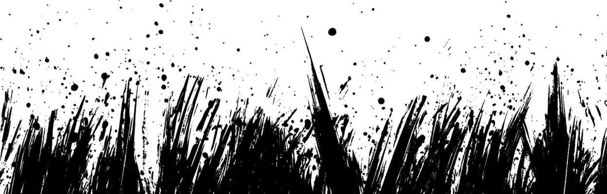 Vintage woodcut texture illustration featuring random ink splatters and strokes