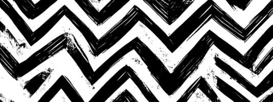Vintage woodcut illustration showcasing intricate abstract zigzag patterns in black and white vector