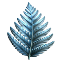 stunning traditional Fern Leaf Silhouette with Transparent Background Cutout authentic png