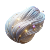 magnificent artistic Floating Gossamer Strands Isolated with Dreamlike Glow high quality png