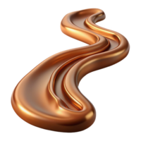 magnificent traditional Flowing Bronze Stream Cutout Front View original png