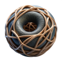 beautiful minimalist Fragile Filament Cutout on Black Background original png