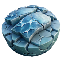 wonderful rustic Frozen Lake Ice with Cracks and Snow Cutout exclusive png