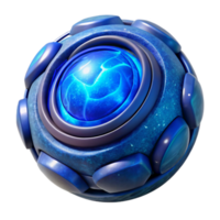 magnificent classic Galactic Construct Cutout Blue Energy Core Isolated authentic png