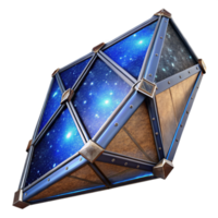 wonderful abstract Giant Solar Sail Rendering Cutout with Wireframe Overlay original png