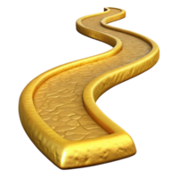 serene contemporary Gilded Gully Path Winding Path Isolated png