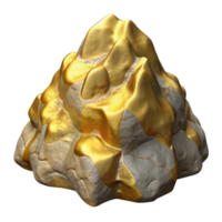 impressive classic Gilded Gully Rock Formation Isolated with Natural Texture exclusive png