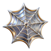 magnificent abstract Glistening Gossamer Web Cutout on Transparent Background Macro View high resolution png