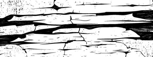 Vintage woodcut texture illustrating peeling wall with intricate details and patterns vector