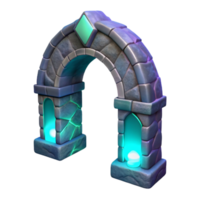 extraordinary vintage Glowing Grotto Archway Isolated Element high resolution png