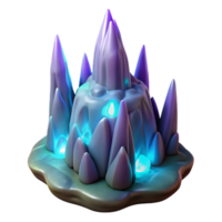 wonderful modern Glowing Mushroom Cluster Isolated on Transparent Background exclusive png