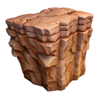 extraordinary rustic Gorge Cliff Shadows Transparent Background Detailed Texture high resolution png