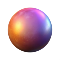 magnificent creative Gradient Sphere with Highlight Depth Illusion Transparent Background high quality png