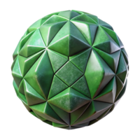 magnificent minimalist Green Geometric Sphere Design Element Isolated high quality png