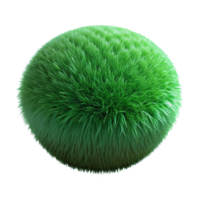 vibrant abstract Green Grass Tuft Isolated on Transparent Background premium png