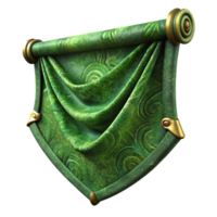 extraordinary artistic Green Terraverde Tapestry Fragment Isolated high resolution png