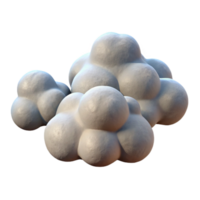 stunning abstract Group of Nimbus Clouds Cutout Isolated Element high quality png