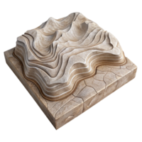 magnificent modern Hand Drawn Topographic Sketch Transparent Background Rustic Style high quality png