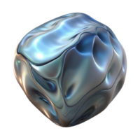 serene contemporary High Angle Distorted Glass Reflection Isolated professional png