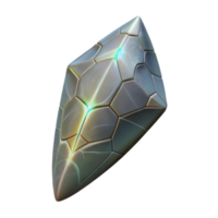 extraordinary modern Hologram of Stone Arrowhead with Fractures Cutout premium png