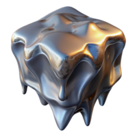beautiful creative Hot Metal Melting Ice Sheet From Below Transparent Background authentic png