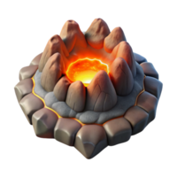 extraordinary abstract Hydrothermal Vent Cutout with Glowing Effects Transparent authentic png