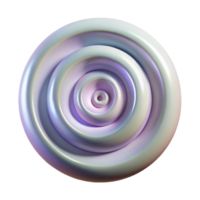 dramatic rustic Hypnotic Spiral Design Isolated on Transparent Background high quality png