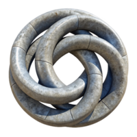 serene creative Interlocking Circle Design Cutout on Transparent Background exclusive png