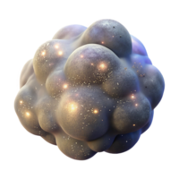 elegant minimalist Interstellar Dust Transparent Background with Glowing Effect genuine png