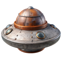 vibrant rustic Interstellar Spacecraft Isolated with Front View genuine png