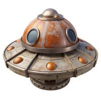 magnificent artistic Interstellar Spacecraft Isolated with Front View original png