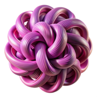 serene abstract Intricate Chaos Pattern Magenta Curves Isolated authentic png