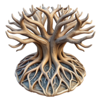 wonderful rustic Intricate Root System Transparent Background Cutout png